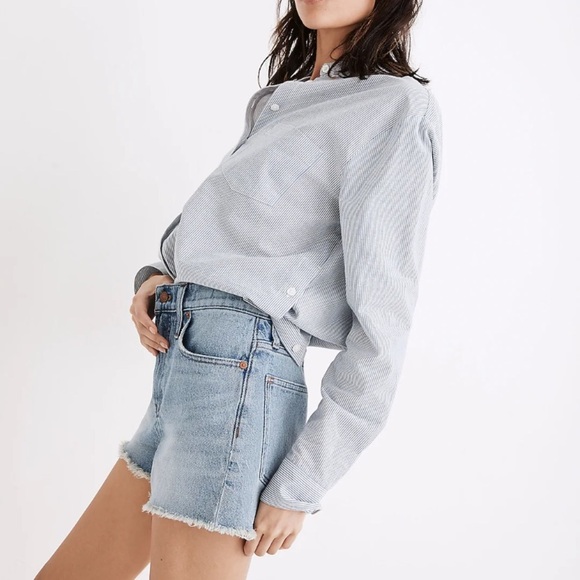 Madewell Pants - Madewell The Perfect Jean Short in Balsam Wash: TENCEL™ Denim Edition 25